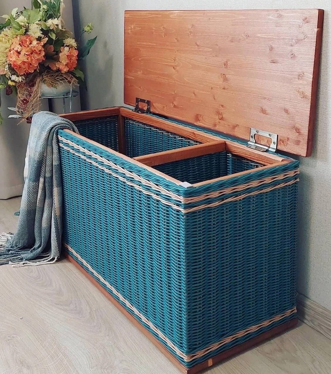 Ящик из бумажной лозы